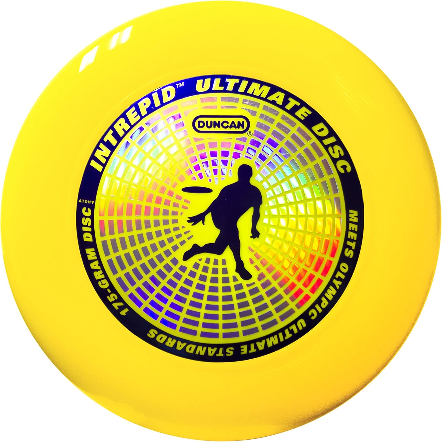 Duncan Intrepid Ultimate Competition Disc, 175g Precision Weighted Flying Disc, Yellow