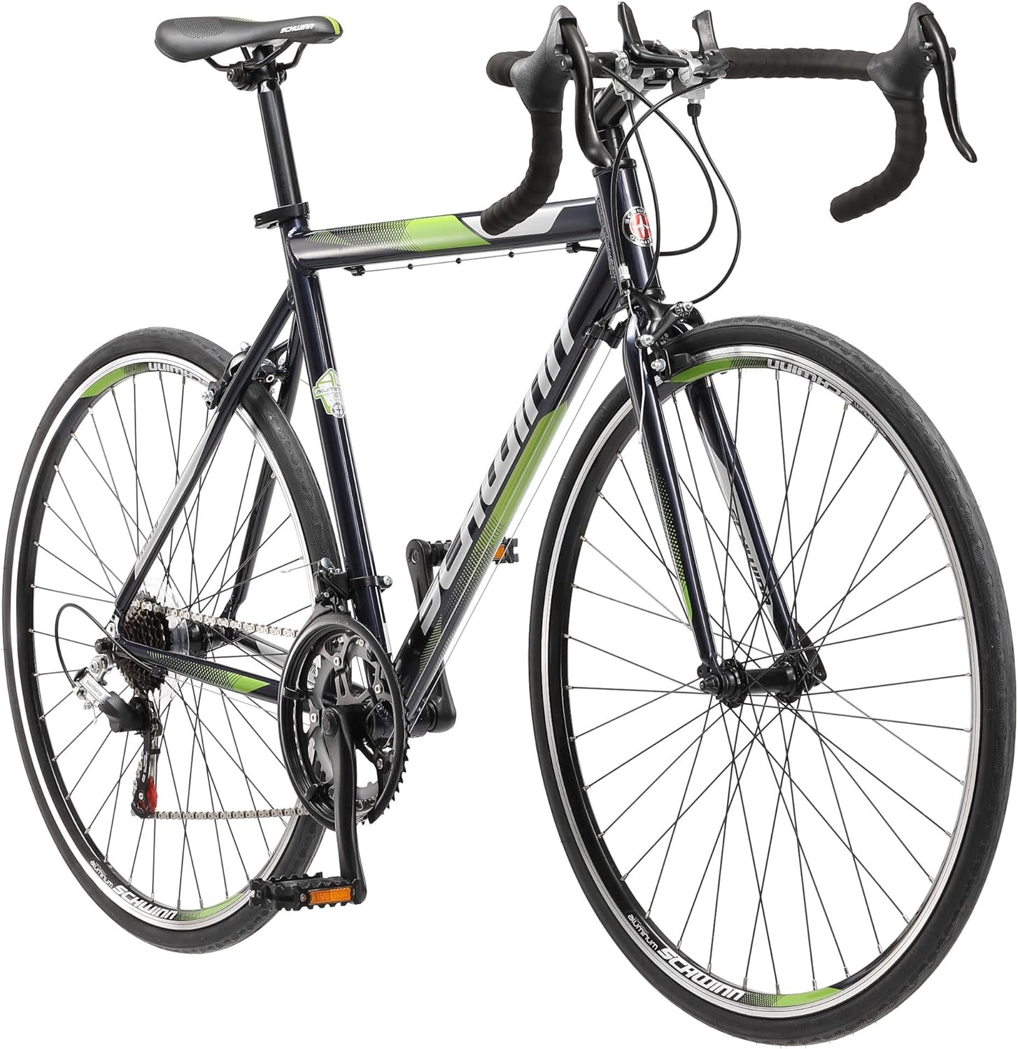 Schwinn Volare Hybrid Sports Road Bike, Men and Women, Aluminum Frames, 700c Wheels, Flat and Drop Handle Bar Options, Multiple Speed Drivetrains