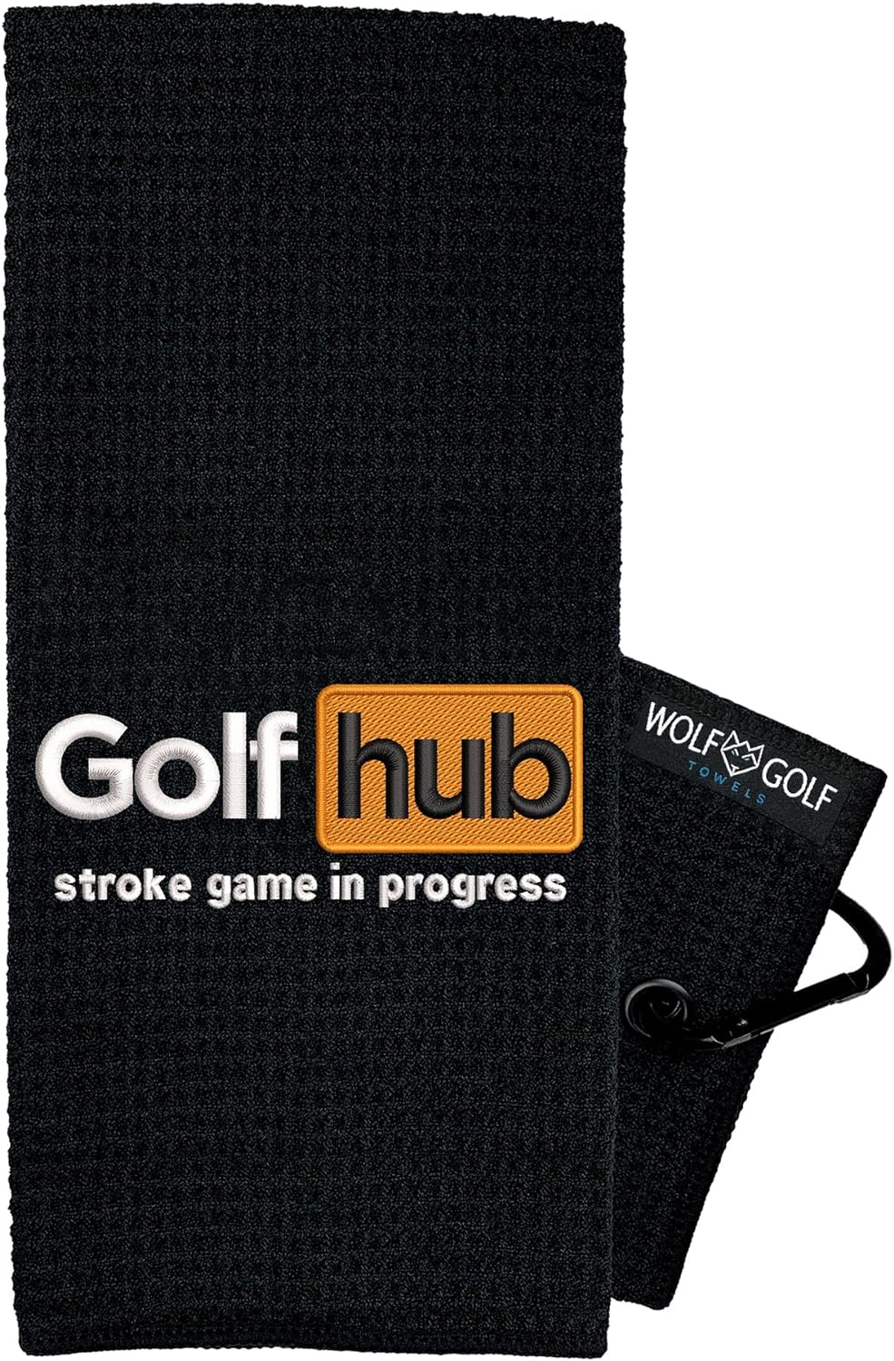 Golfhub Golf Towel - Golf Accessories for Men - Golf Gifts for Men - Embroidered Funny Golf Towel