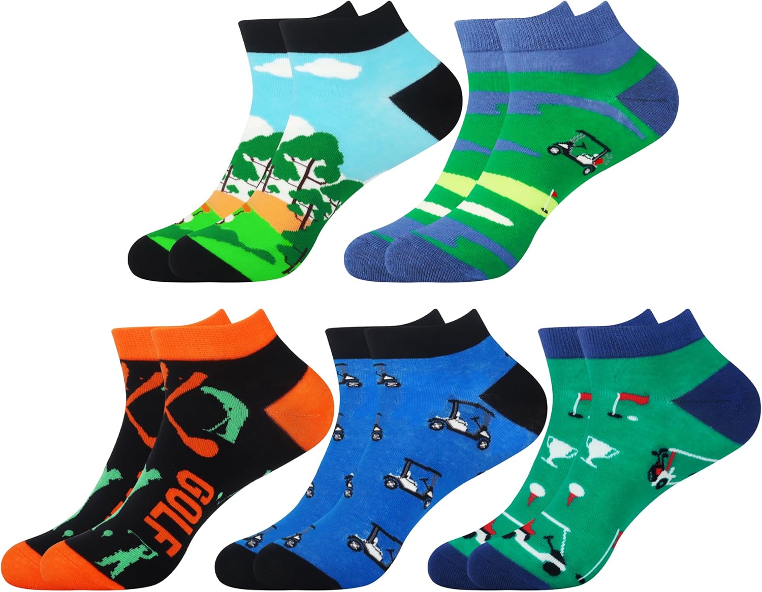 Golf Gifts for Men Golf Socks for Men Gifts for Golfers Men Golf Accessories for Men Golf Gifts for Dad Ankle Socks Men Birthday Gifts for Men