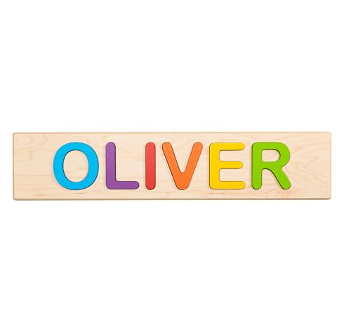 Fat Brain Toys Wooden Personalized Name Puzzle - Flat Rate up to 9 Letters