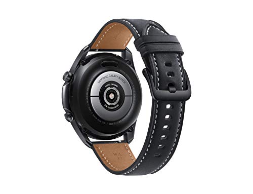 Samsung Galaxy Watch 3 (45mm, GPS, Bluetooth) Smart Watch with Advanced Health Monitoring, Fitness Tracking, and Long Lasting Battery - Mystic Black (Renewed)