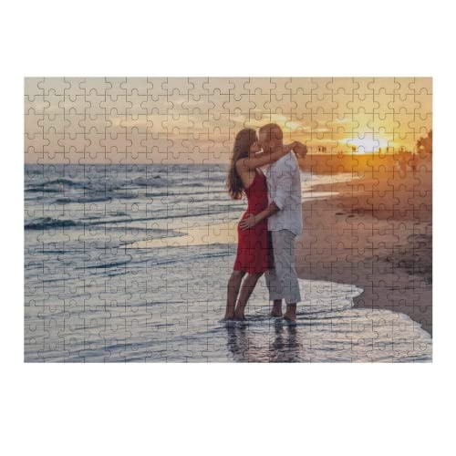 Personalized Jigsaw Puzzles from Photos 1000/500/300 Pieces Custom Picture Puzzle Gift for Mother Day, Birthday, Wedding