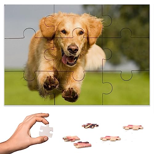 Custom Puzzles from Photos, Personalized Wooden Puzzle for Adults & Kids, Customize Your Own Puzzle from Photos Family, Pet Puzzle, Wedding Gift