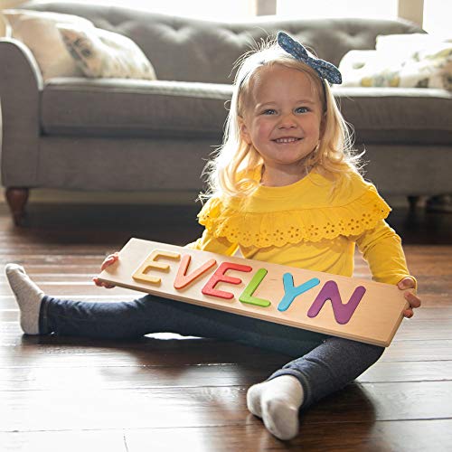 Fat Brain Toys Wooden Personalized Name Puzzle - Flat Rate up to 9 Letters