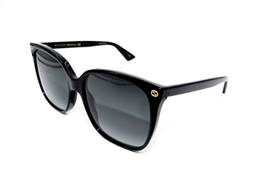 Gucci Women's Lightness Square Sunglasses, Black/Grey, One Size