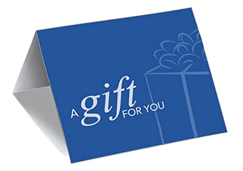 Gift Card Presenter (A Gift for You - Simple Blue) 200 Pack