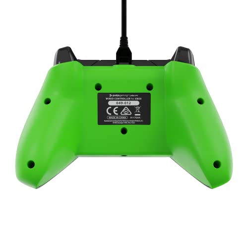 PDP Wired Controller: Neon Carbon - Xbox Series X|S, Xbox One, Xbox, Windows 10/11