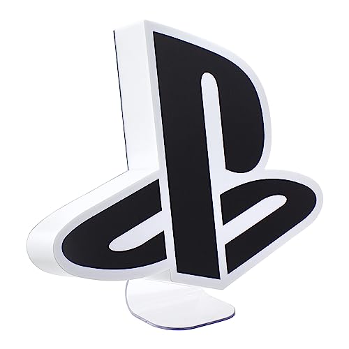 Paladone PlayStation Light - Desktop Game Room Lighting - Includes 3 Light Modes - Powered by USB or AAA Batteries - Logo Light