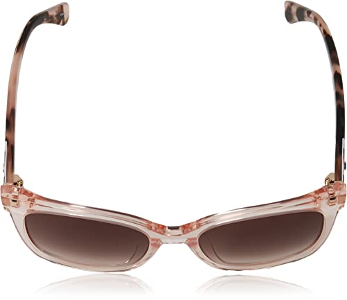 Kate Spade New York Women's Kiya Square Sunglasses, Peach, 53 mm