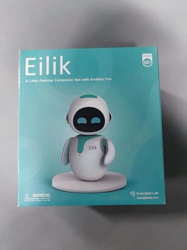 Eilik - Cute Robot Pets Toys with Abundant Emotions, Your Perfect Interactive Companion at Home or Workspace, Unique for Girls & Boys.