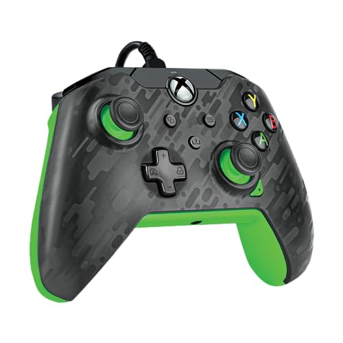 PDP Wired Controller: Neon Carbon - Xbox Series X|S, Xbox One, Xbox, Windows 10/11