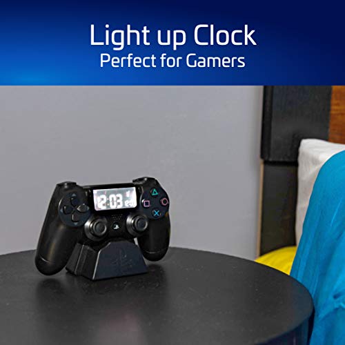 Paladone Playstation Controller Digital Alarm Clock - Officially Licensed Playstation Gamer Gifts and Room Decor