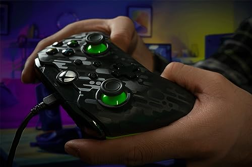 PDP Wired Controller: Neon Carbon - Xbox Series X|S, Xbox One, Xbox, Windows 10/11