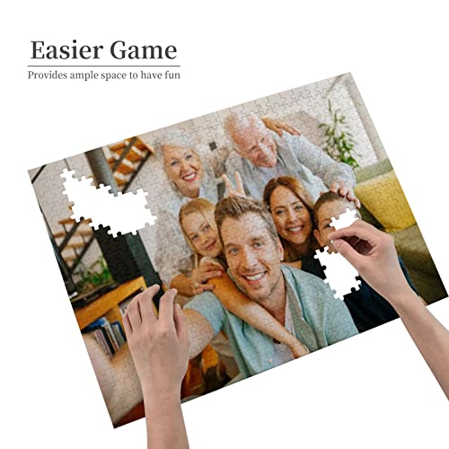 Custom Puzzles from Photos Custom Puzzle 1000 Pieces,ATOOZ Personalized Puzzle Custom Puzzle for Mom Dad Custom Mother Father Birthday Wedding Present