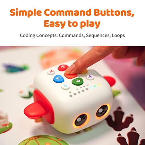 Matatalab TaleBot Pro Coding Robot kit for Kids Ages 3-5, Educational Learning Toys, STEM Interactive Robotics, Screen-Free Toys for Kids to Learn Early Programming to Homeschool & Classroom Pre-K