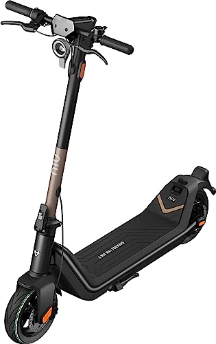 NIU Electric Scooter for Adults - KQi3 Pro with 350W Power, 31 Miles Long Range, Max Speed 20MPH, Wider Deck, Triple Braking System, 9.5'' Tubeless Fat Tires, Portable & Folding, UL Certified