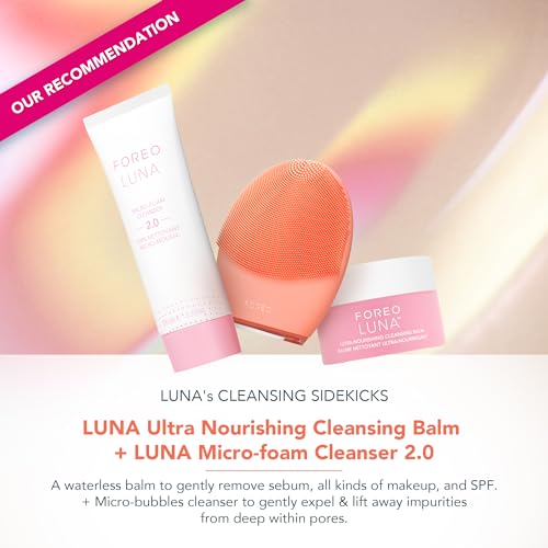 FOREO LUNA 4 Face Cleansing Brush | Firming Face Massager | Anti Aging Face Care | Enhances Absorption of Facial Skin Care Products | Simple Skin Care Tools | Balanced Skin