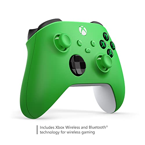 Xbox Wireless Controller Velocity Green - Wireless & Bluetooth Connectivity - New Hybrid D-Pad - New Share Button - Featuring Textured Grip - Easily Pair & Switch Between Devices