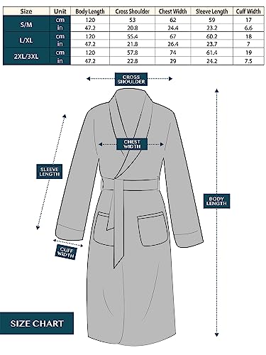 PAVILIA Premium Womens Plush Soft Robe Fluffy, Warm, Fleece Sherpa Shaggy Bathrobe (S/M, Light Gray)