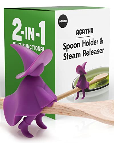 Funny Spoon Holder by OTOTO - Spoon Rest for Stove Top - Cooking Gadgets, Cooking Gifts, Cool Kitchen Gadgets, Cool Gifts, Cute Kitchen Accessories