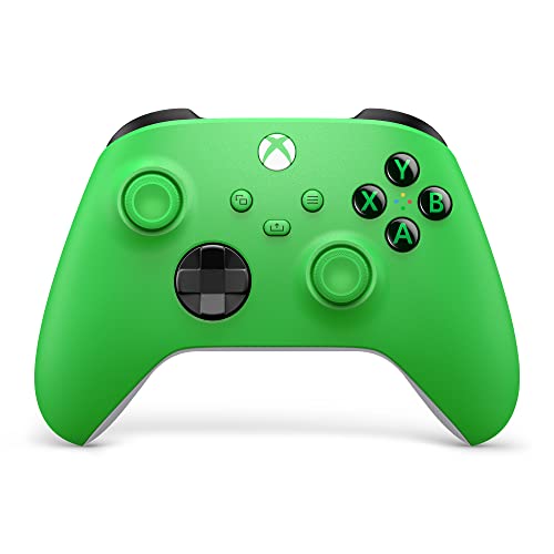 Xbox Wireless Controller Velocity Green - Wireless & Bluetooth Connectivity - New Hybrid D-Pad - New Share Button - Featuring Textured Grip - Easily Pair & Switch Between Devices