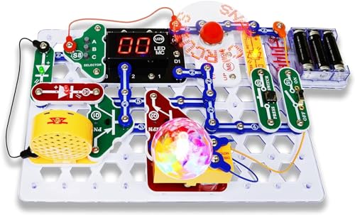 Snap Circuits “Arcade”, Electronics Exploration Kit, Stem Activities for Ages 8+, Full Color Project Manual (SCA-200)