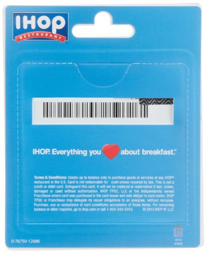 IHOP Gift Cards, Multipack of 3 - $10