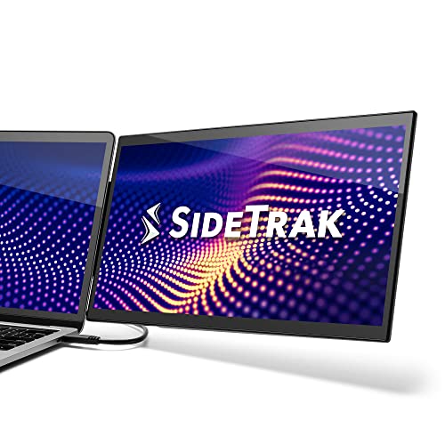 SideTrak Swivel Pro 13.3" Ultra Slim Attachable Portable Monitor, FHD IPS 1080p Laptop Screens with Kickstand + Unique Patented Swivel Hinge, for Mac, PC, and Chromebook, USB-C Port Connection