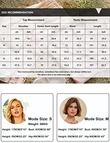 Ekouaer Silk Satin Pajamas Women's Long Sleeve Sleepwear Soft Button Down Pj Set 2 Piece Loungewear Brown Leopard,S