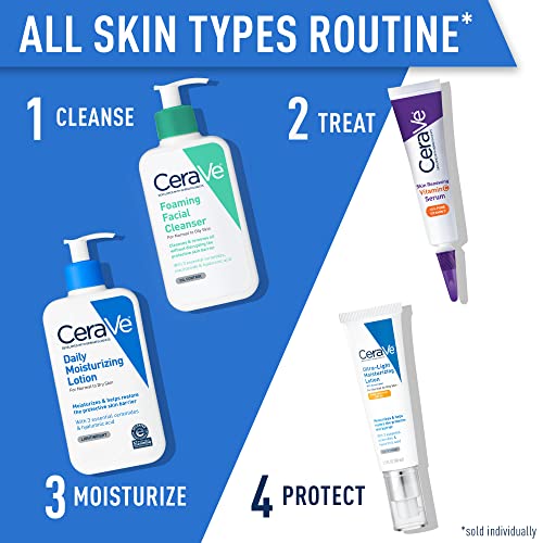 CeraVe Daily Moisturizing Lotion for Dry Skin | Body Lotion & Face Moisturizer with Hyaluronic Acid and Ceramides | Daily Moisturizer | Fragrance Free | Oil-Free | 19 Ounce