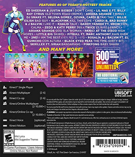 Just Dance 2020 - Xbox One Standard Edition