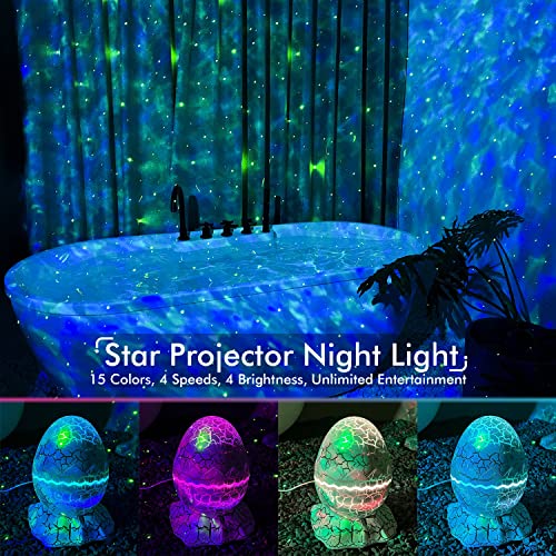 Rossetta Star Projector, Galaxy Projector for Bedroom, Smart App Star Light Projector with Bluetooth Speaker and White Noise, Night Light for Kids Adults Game Room, Home Party, Ceiling, Room Decor