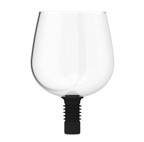 Guzzle Buddy The Original Wine Bottle Glass, Plugs Directly into Wine Bottle, Fun, Novelty, As Seen on Shark Tank