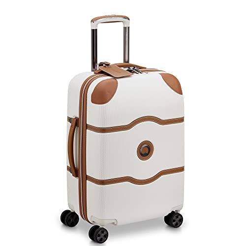 DELSEY Paris Chatelet Air 2.0 Hardside Luggage with Spinner Wheels, Angora, 2 Piece Set 20/Backpack