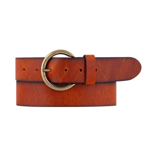 Amsterdam Heritage Leather Belts For Women - Brown Belt Women, Womens Belts For Jeans And Fashion Belts For Women