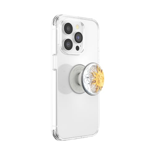 PopSockets Plant-Based Phone Grip with Expanding Kickstand, Eco-Friendly - Sun and Moon