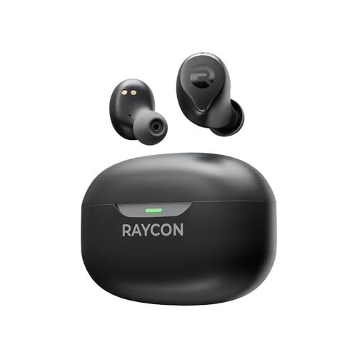 Raycon Everyday Earbuds (2024 Edition) - Bluetooth True Wireless in-Ear Buds with 32 Hours Playtime, Multpoint Technology, Extreme Comfort, and Active Noise Cancellation (Carbon Black)