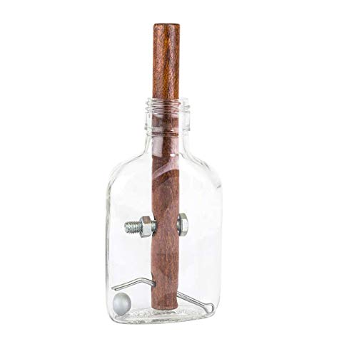 Glass Bottle Puzzle, Adult Puzzles Assembly and Disentanglement Puzzles,Gifts