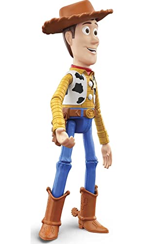 Mattel Pixar Toy Story Toys, Woody Interactables Talking Action Figure, Interactive Collectible Toy, For Kids