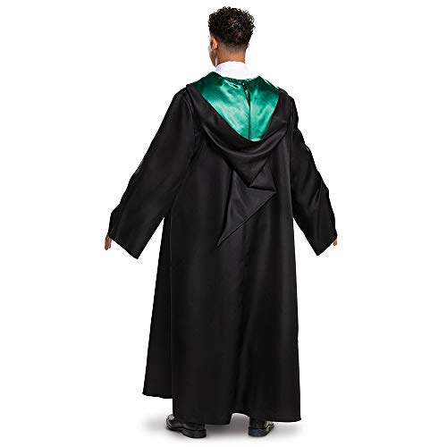 Disguise unisex adult Slytherin Costume Outerwear, Black & Green, XL 42-46 US