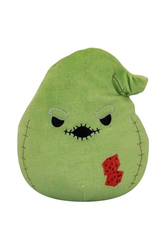 Squishmallows Original 8-Inch Green Oogie Boogie - Nightmare Before Christmas - Official Jazwares Halloween Plush - Collectible Soft & Squishy Stuffed Animal Toy - Gift for Kids, Girls & Boys