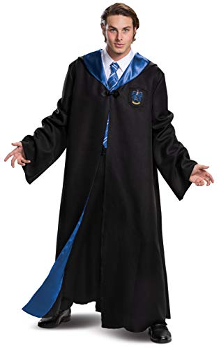 Disguise unisex adult Ravenclaw Costume Outerwear, Black & Blue, Medium 38-40 US, 107999T