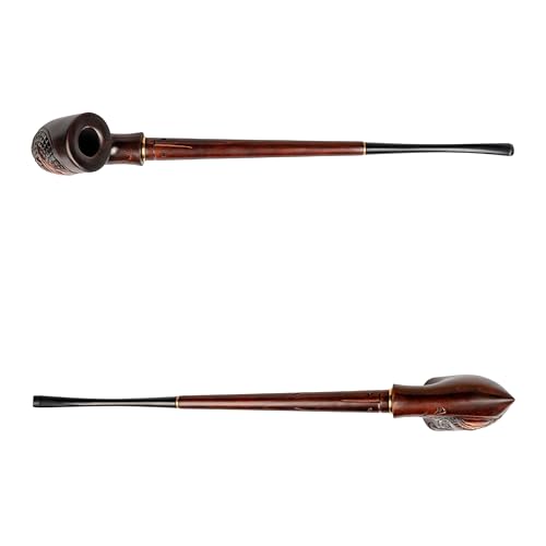 Dr Watson - 13.4" Extra Long Churchwarden Tobacco Pipe, Tolkien's LOTR Hobbit Style (Gandalf)