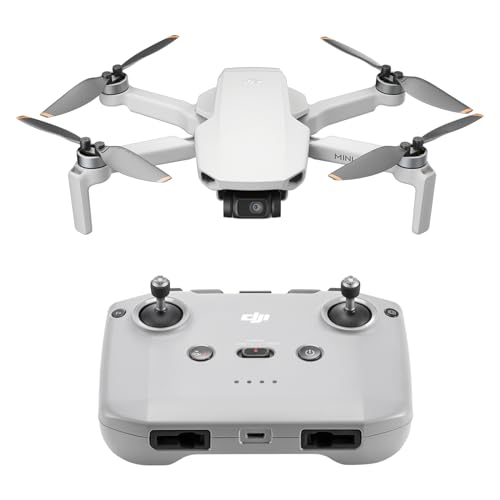 DJI Mini 4K, Drones with Camera for Adults 4K, Under 249 g, 3-Axis Gimbal Stabilization, 10km Video Transmission, Auto Return, Wind Resistance, 31-Min Max Flight Time, Drone for Beginners