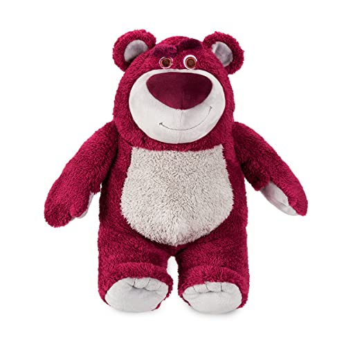 Disney Store Official Lotso Medium Soft Toy for Kids, Cuddly Character with Fuzzy Texture and Embroidered Details, Strawberry Scent, Plushy Suitable for All Ages.