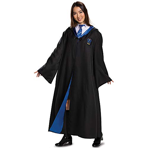 Disguise unisex adult Ravenclaw Costume Outerwear, Black & Blue, Medium 38-40 US, 107999T