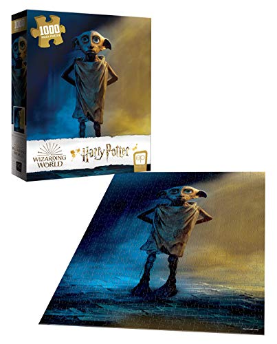 USAOPOLY Harry Potter Dobby 1000 Piece Jigsaw Puzzle | Officially Licensed Harry Potter Puzzle | Collectible Puzzle Featuring Dobby The House Elf from Harry Potter Films