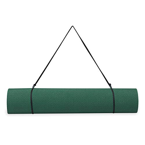 Gaiam Essentials Premium Yoga Mat With Carrier Sling (72 InchL X 24 InchW X 1/4 Inch Thick)