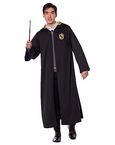 Spirit Halloween Harry Potter Adult Hufflepuff Robe | Officially licensed | Harry Potter Costume | Wizard Outfit